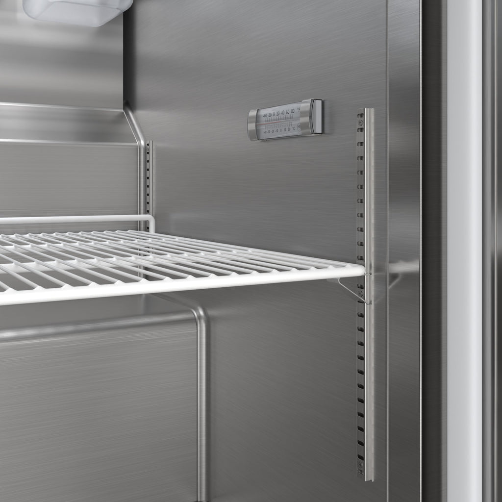 36 in. Commercial 2-Door Refrigerated Mega Salad and Sandwich Prep Table, 15 Pan Capacity and 11 Cu. Ft. of Storage in Stainless-Steel