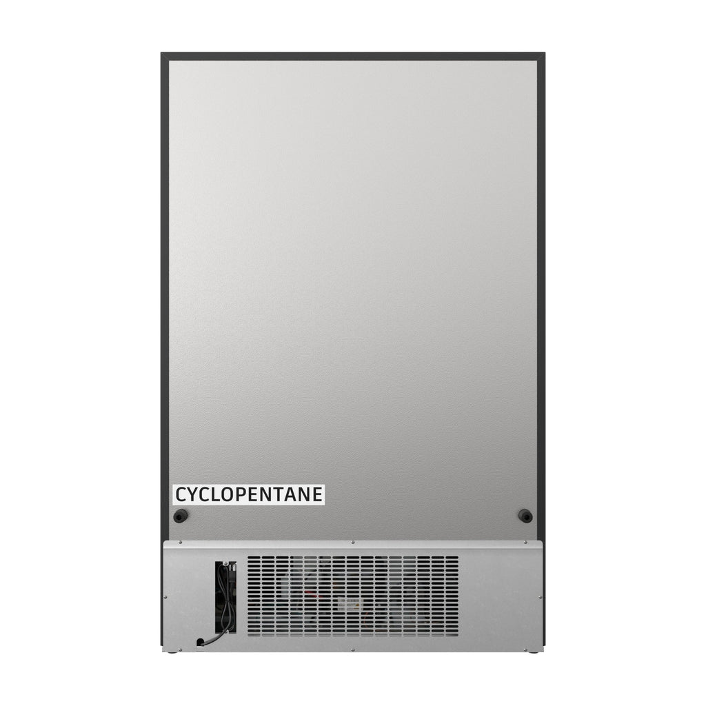 35 in. 10 Cu. Ft. Low Height - Aisle End Retail Display Merchandiser Refrigerator in Black