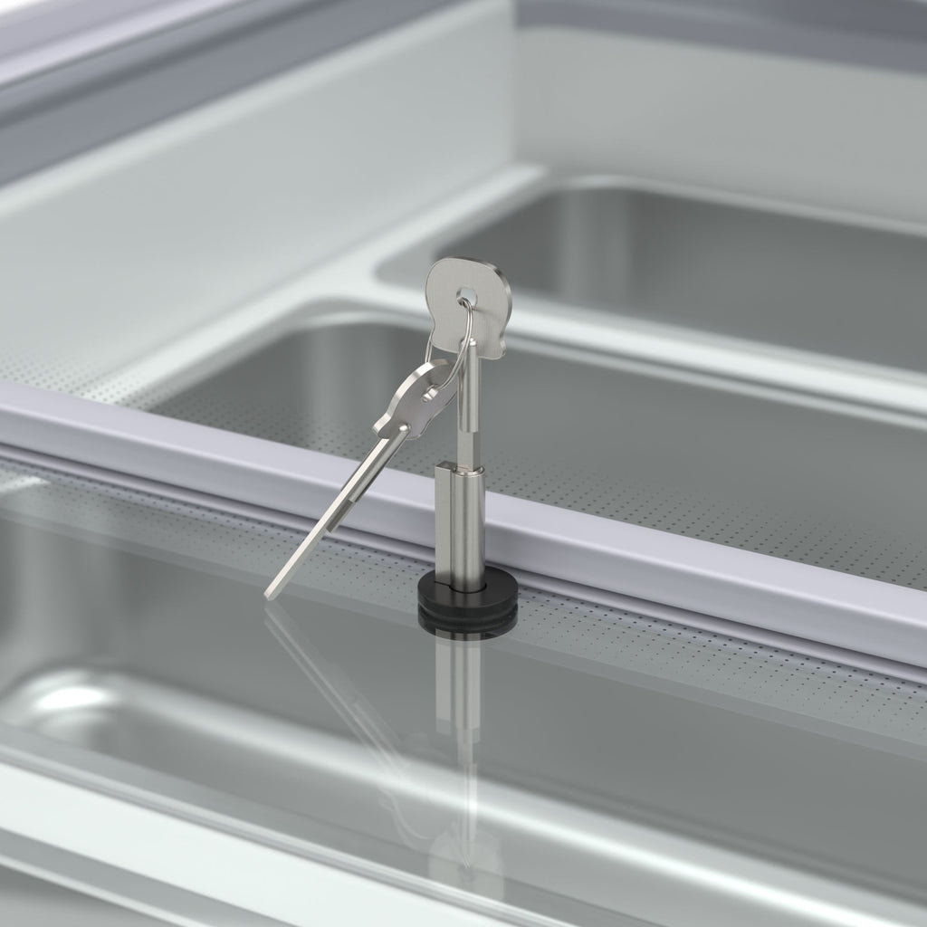 50 in. 9-Pan Gelato Dipping Cabinet Display Freezer with Sliding Glass Door, 13 cu. ft.