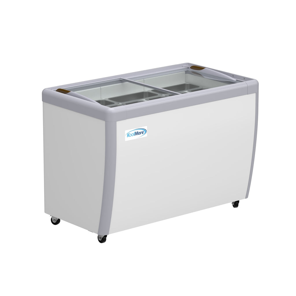 50 in. 9-Pan Gelato Dipping Cabinet Display Freezer with Sliding Glass Door, 13 cu. ft.