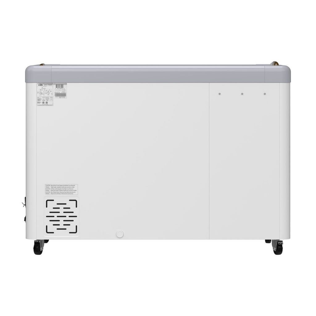 50 in. 9-Pan Gelato Dipping Cabinet Display Freezer with Sliding Glass Door, 13 cu. ft.