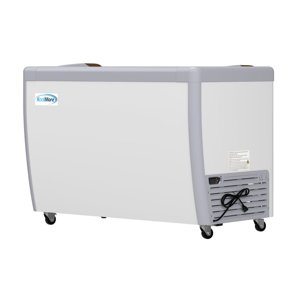 50 in. 9-Pan Gelato Dipping Cabinet Display Freezer with Sliding Glass Door, 13 cu. ft.