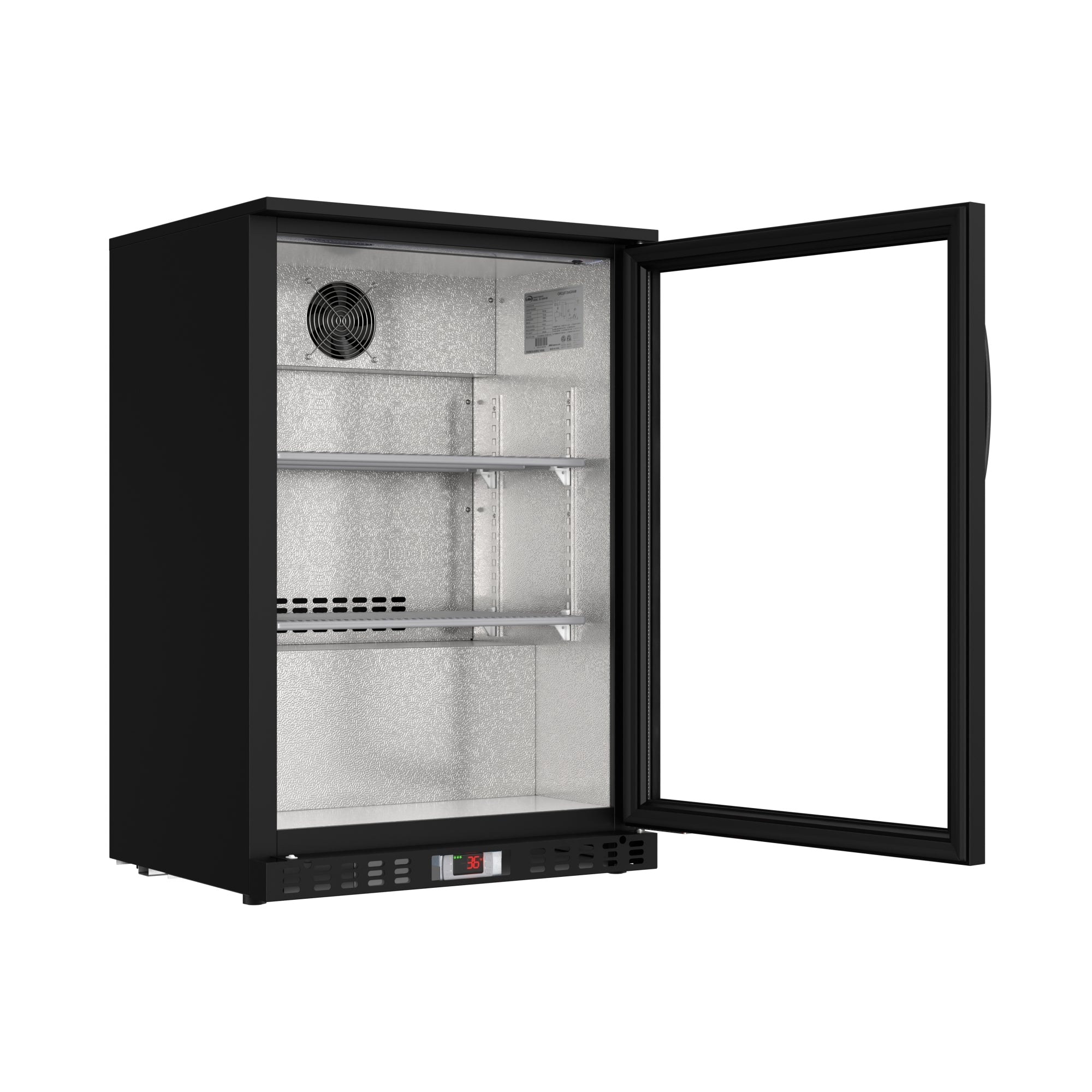 24 in. One-Door Back Bar Refrigerator - 4.1 Cu Ft.
