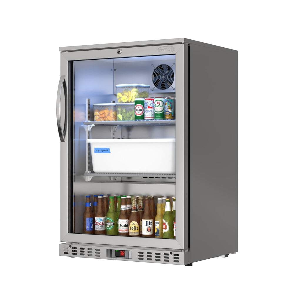 24 in. One-Door Back Bar Refrigerator - 4.1 Cu Ft.
