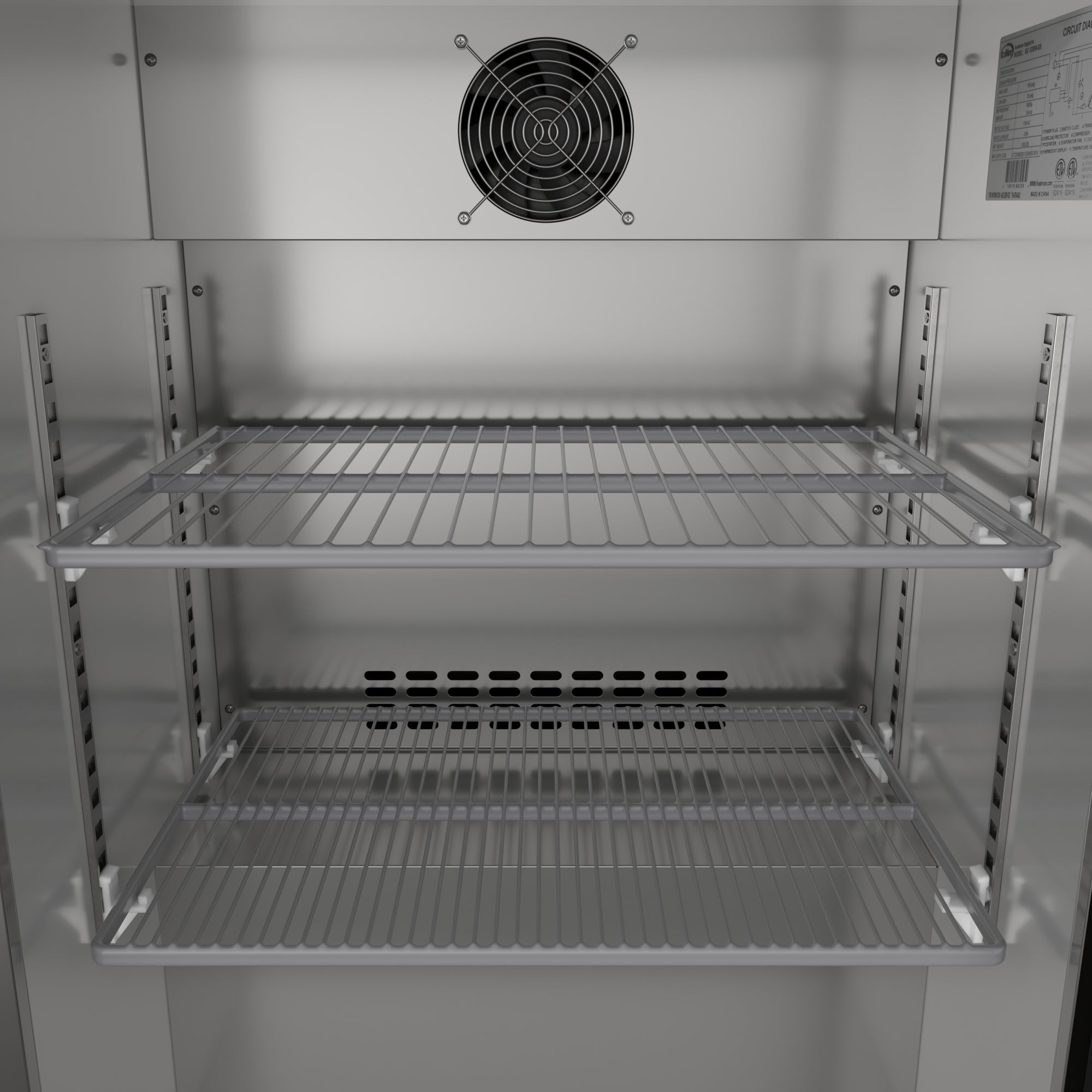 24 in. One-Door Back Bar Refrigerator - 4.1 Cu Ft.