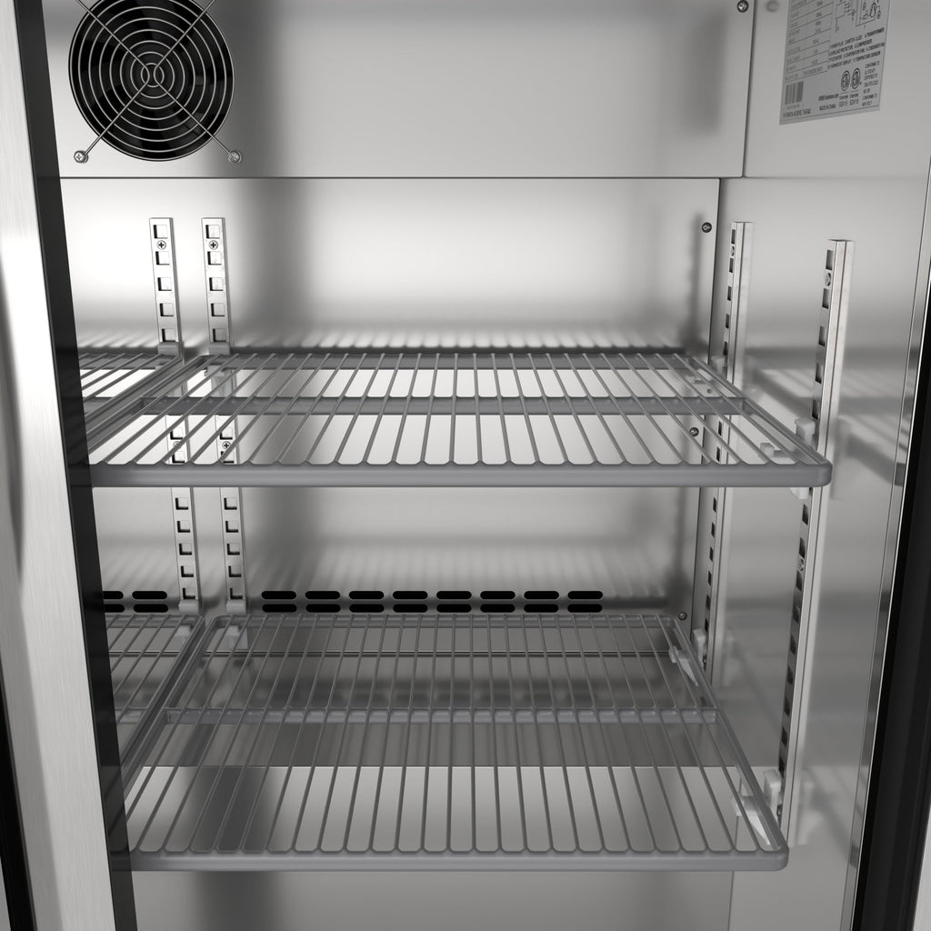 35 in. Two-Door Back Bar Refrigerator - 7.4 Cu Ft.