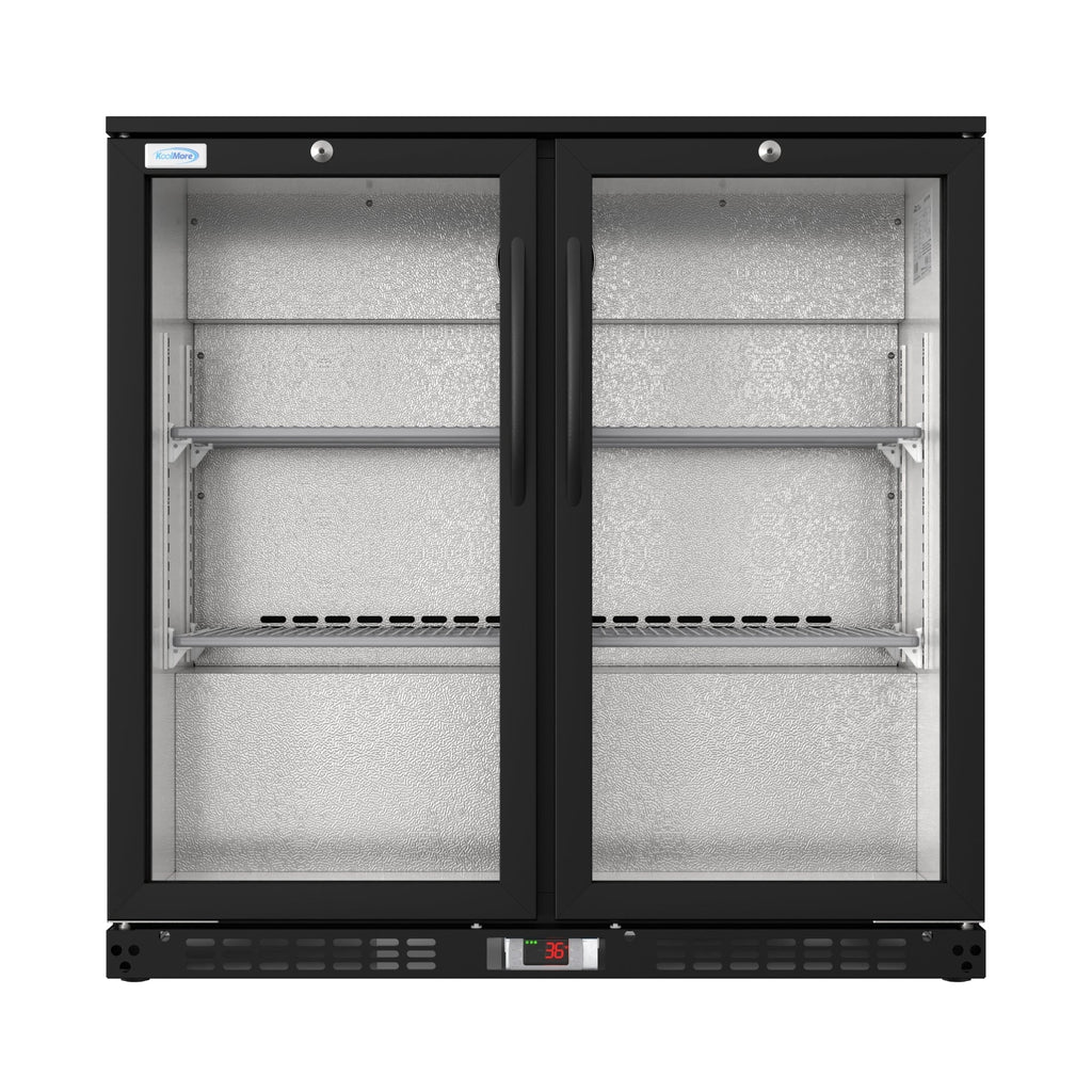 35 in. Two-Door Back Bar Refrigerator - 7.4 Cu Ft.