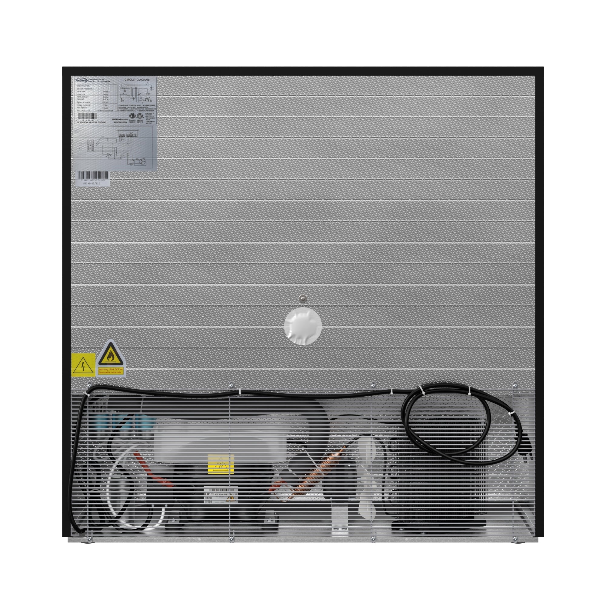 35 in. Two-Door Back Bar Refrigerator - 7.4 Cu Ft.
