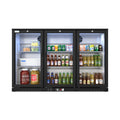 53 in. Three-Door Back Bar Refrigerator - 11 Cu Ft.