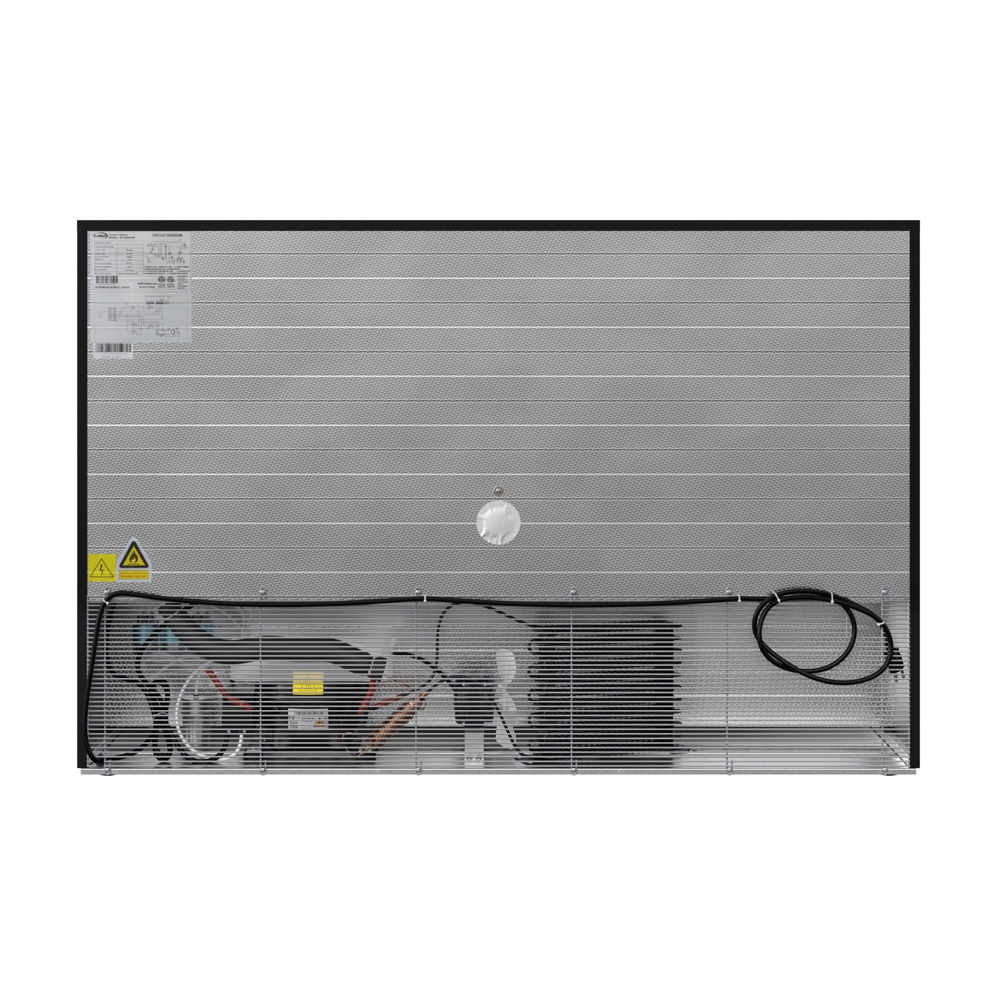 53 in. Three-Door Back Bar Refrigerator - 11 Cu Ft.