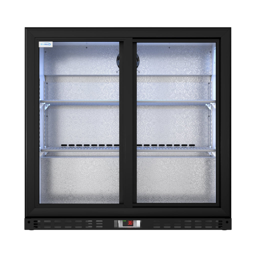 35 in. Two-Door Back Bar Refrigerator - 7.4 Cu Ft.