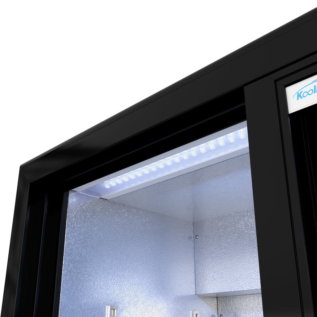 35 in. Two-Door Back Bar Refrigerator - 7.4 Cu Ft.