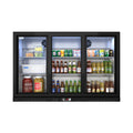 53 in. Three-Door Back Bar Refrigerator - 11.3 Cu Ft.