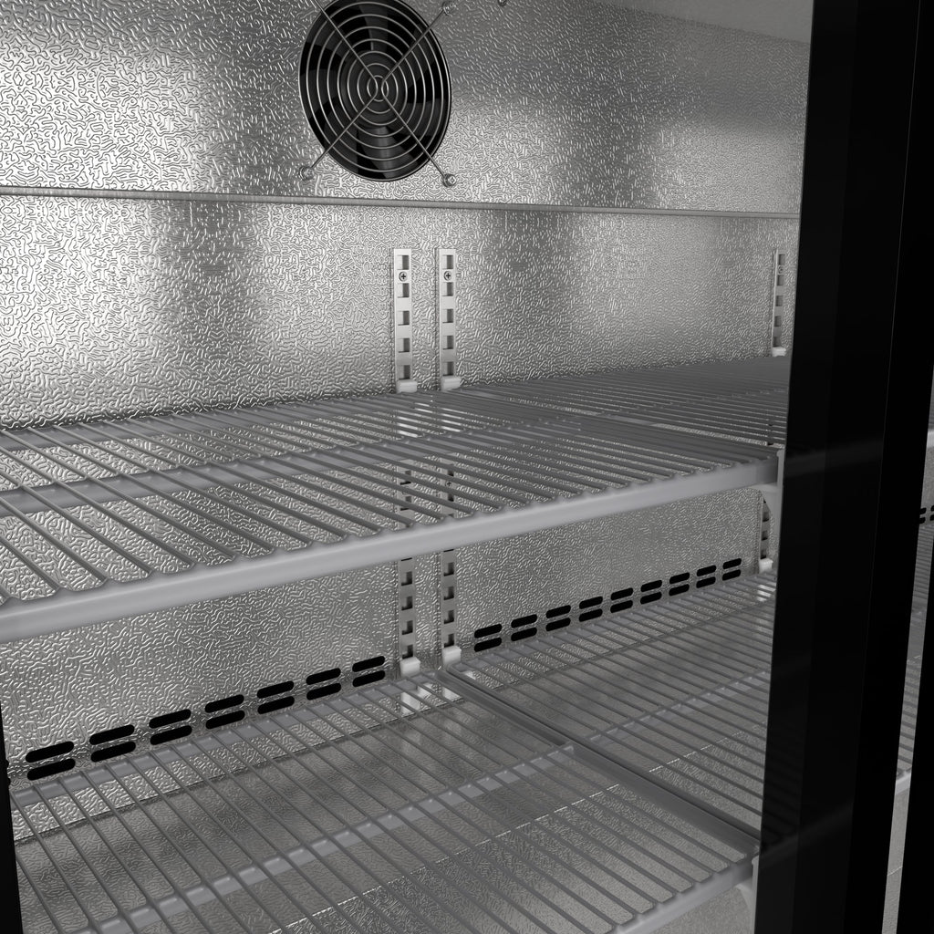 53 in. Three-Door Back Bar Refrigerator - 11.3 Cu Ft.