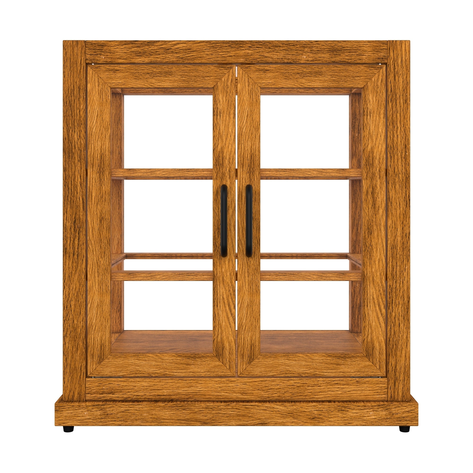 25 In. Artisan Light Wooden & Tempered Glass Dry Bakery Display Case