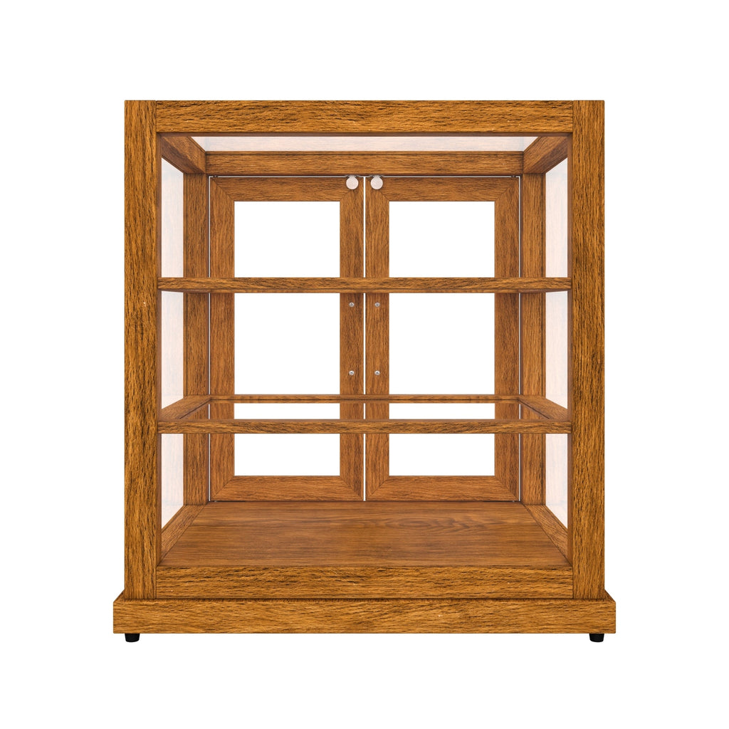 25 In. Artisan Light Wooden & Tempered Glass Dry Bakery Display Case