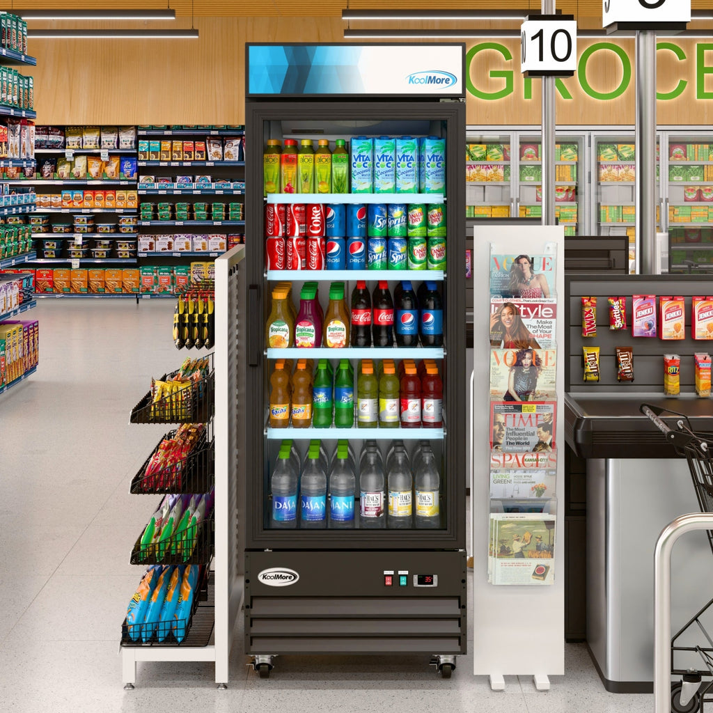 28 in. One-Door Merchandiser Refrigerator - 23 Cu Ft.