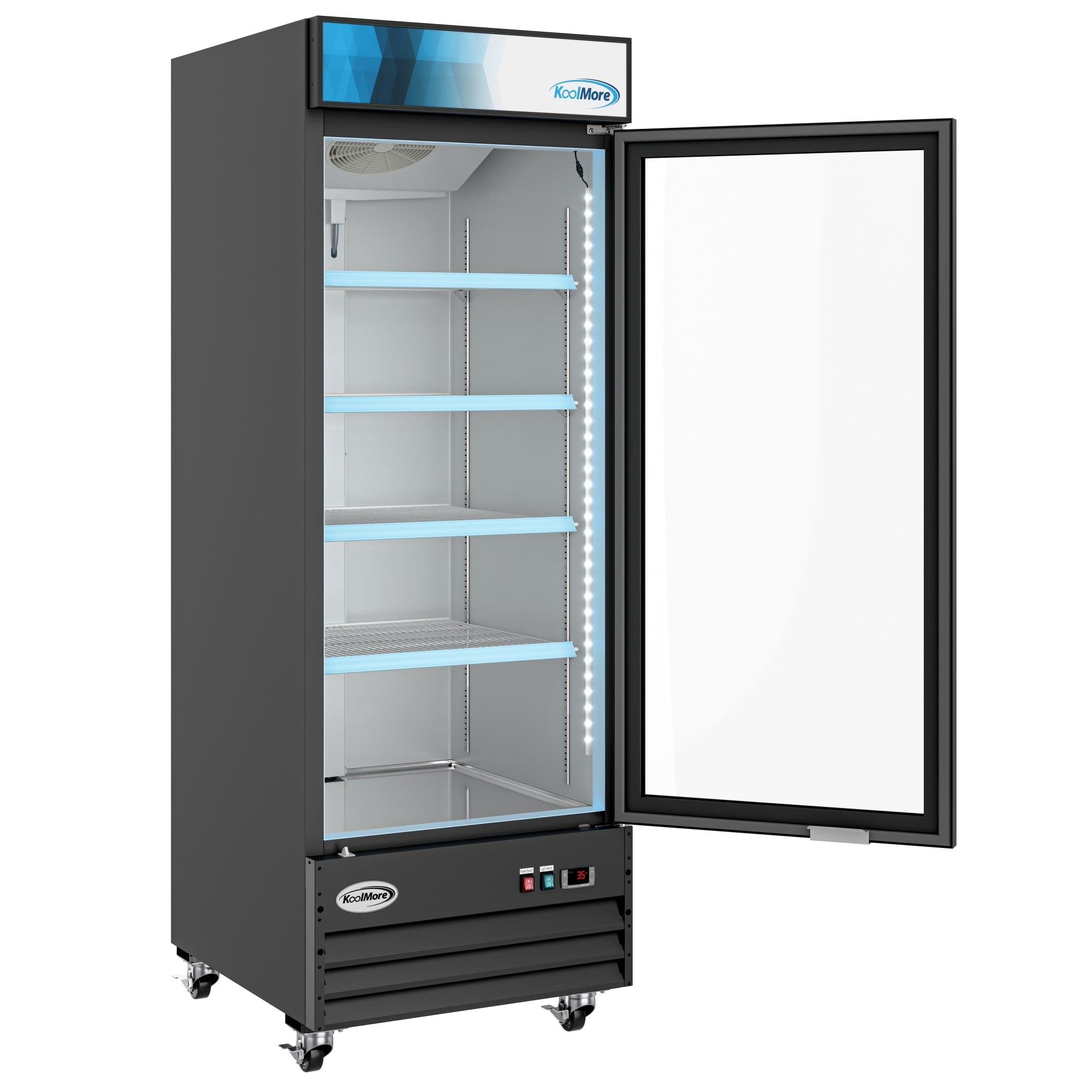 28 in. One-Door Merchandiser Refrigerator - 23 Cu Ft.