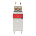 40 lb. Commercial Electric Floor Deep Fryer, 240V 3-Phase in Stainless-Steel