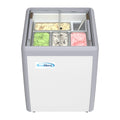 26 in. 5-Pan Gelato Dipping Cabinet Display Freezer with Sliding Glass Door, 6 cu. ft.