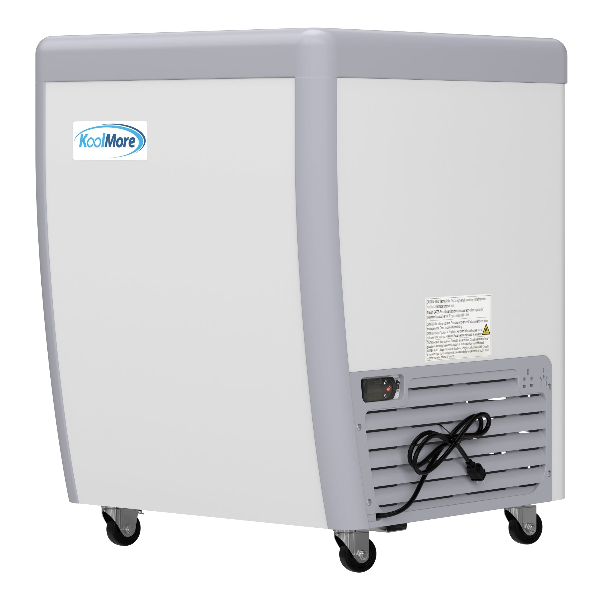 26 in. 5-Pan Gelato Dipping Cabinet Display Freezer with Sliding Glass Door, 6 cu. ft.