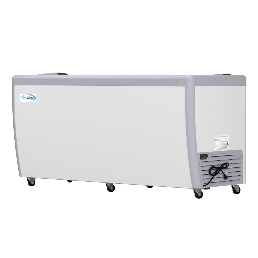 70 in. 14-Pan Gelato Dipping Cabinet Display Freezer with Sliding Glass Door, 20 cu. ft.