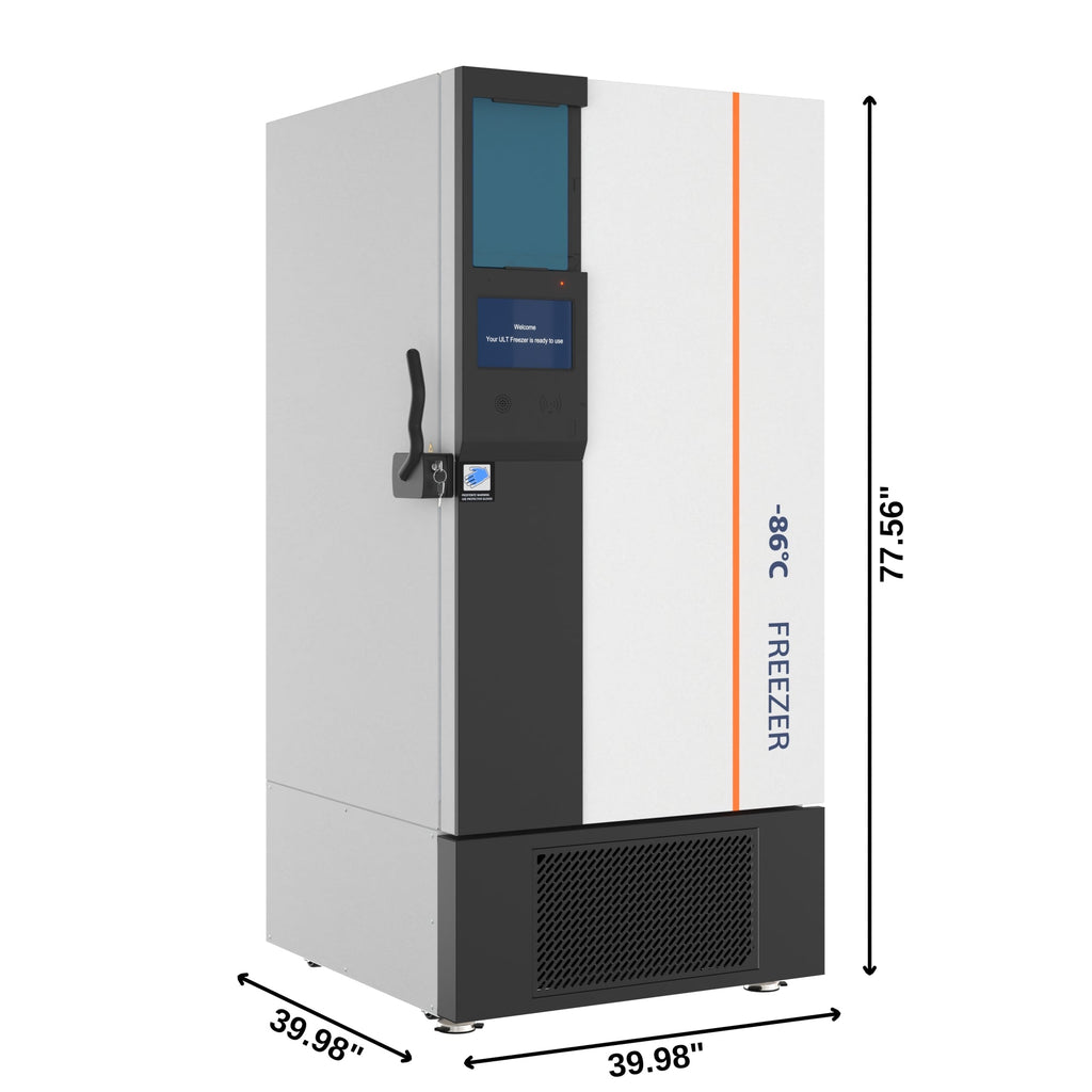 25 cu. ft. -86 C Ultra-Low Temp Lab Medical Freezer with Lock and Touch Screen, UL Listed in White