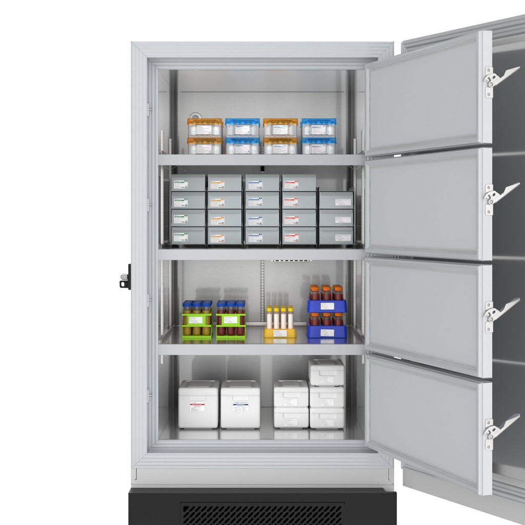 25 cu. ft. -86 C Ultra-Low Temp Lab Medical Freezer with Lock and Touch Screen, UL Listed in White