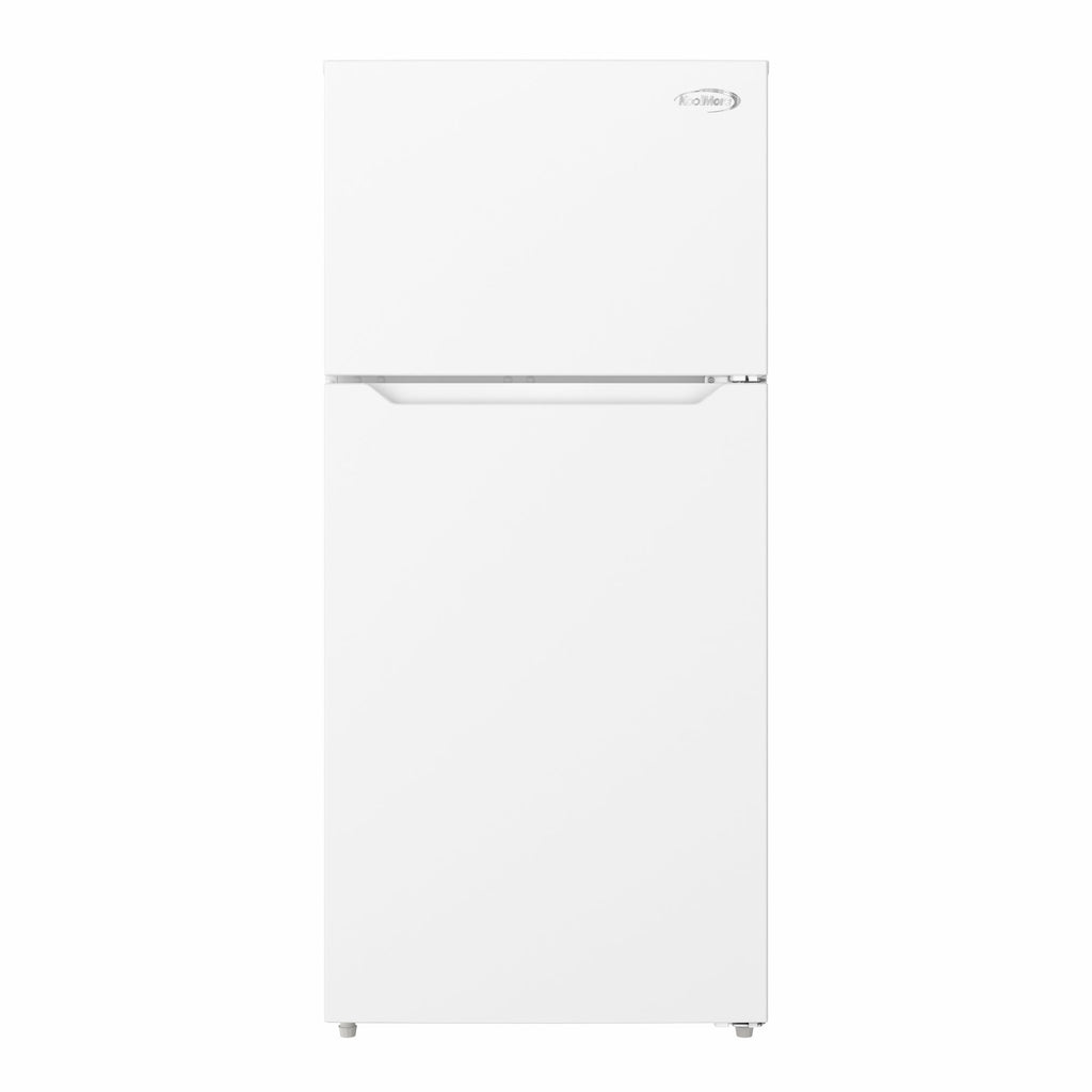 28 In. 14 Cu. Ft. Top-Freezer Residential Refrigerator in White