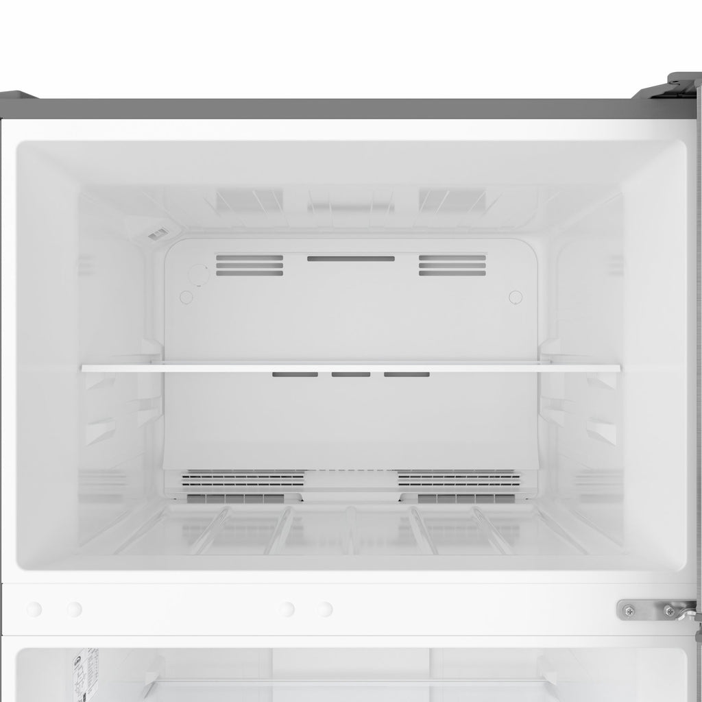 28 In. 14 Cu. Ft. Top-Freezer Residential Refrigerator in Stainless Steel
