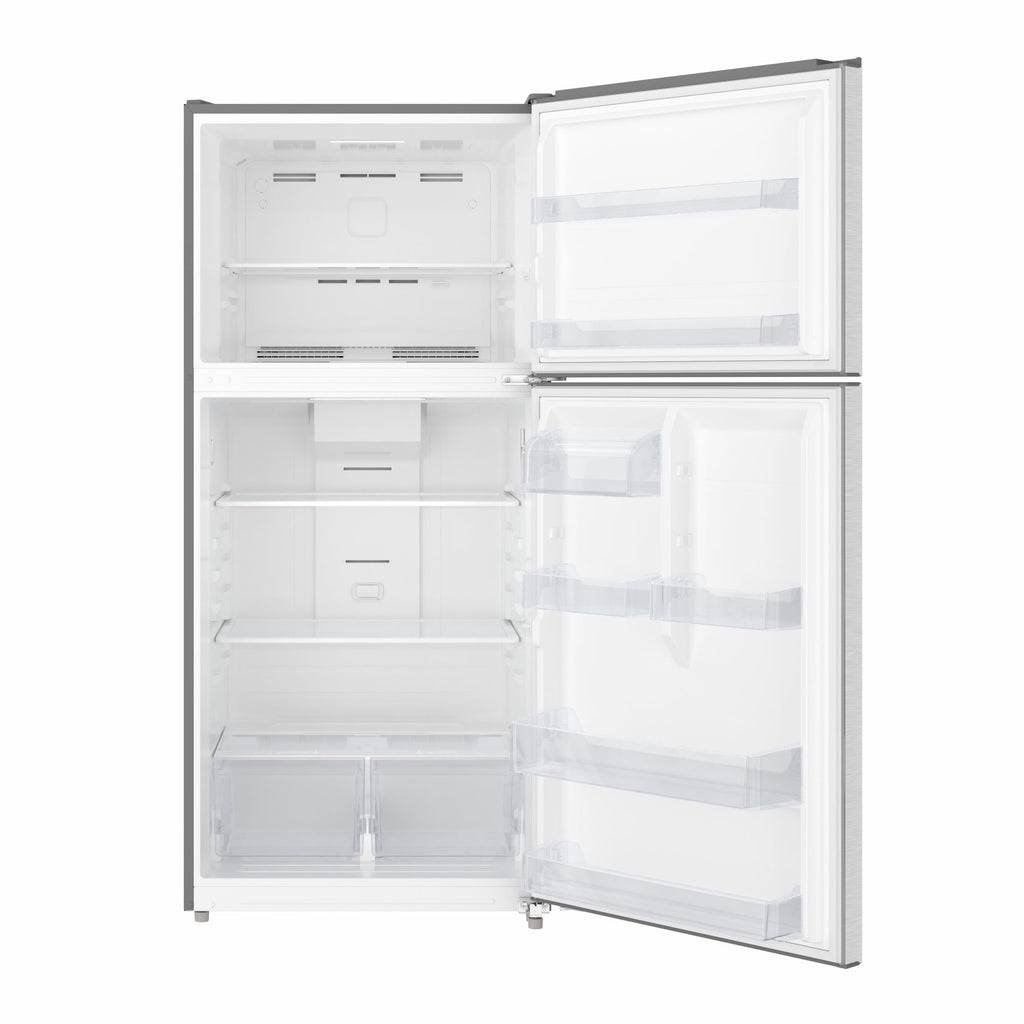 30 In. 18 Cu. Ft. Top-Freezer Residential Refrigerator in Stainless Steel