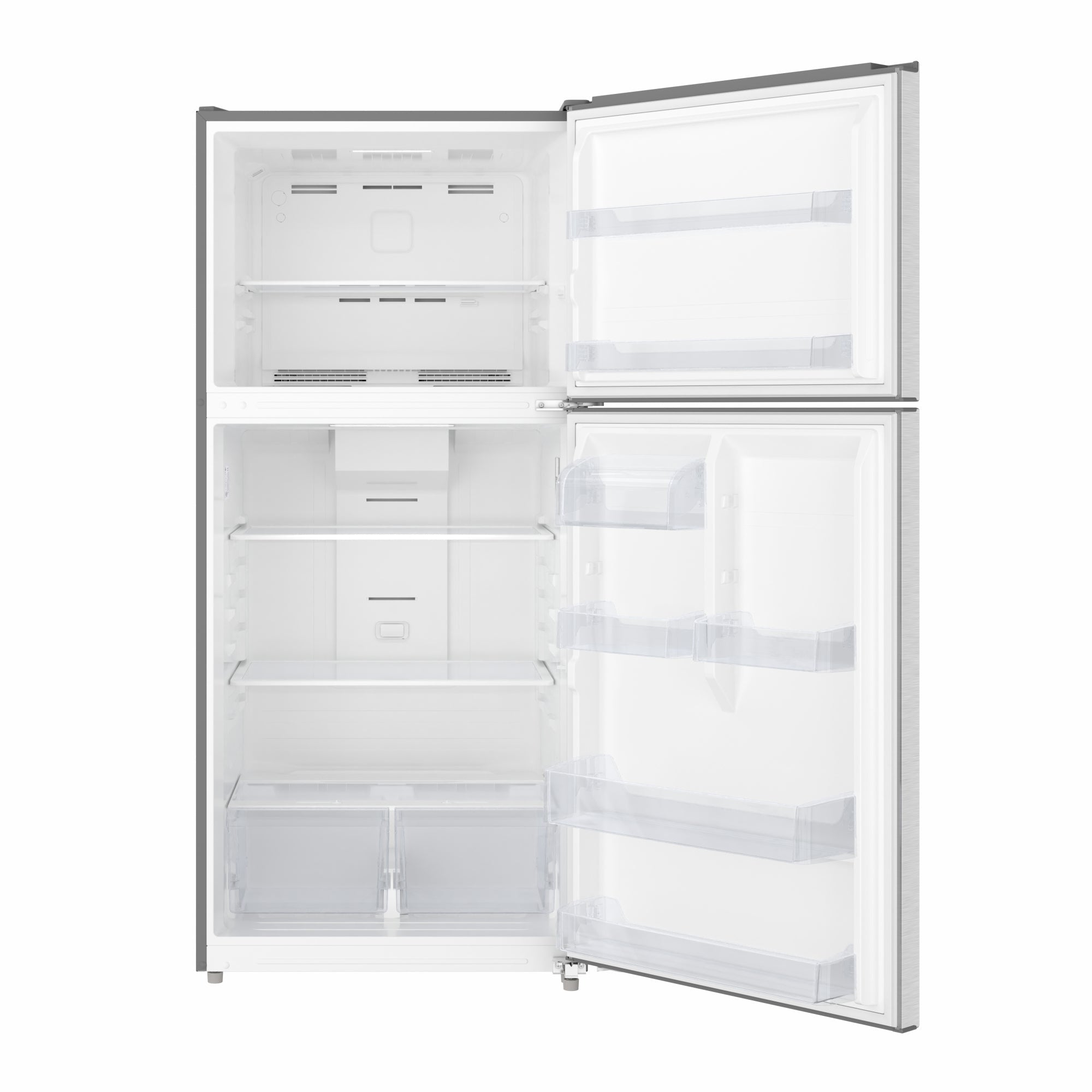 30 In. 18 Cu. Ft. Top-Freezer Residential Refrigerator in Stainless Steel
