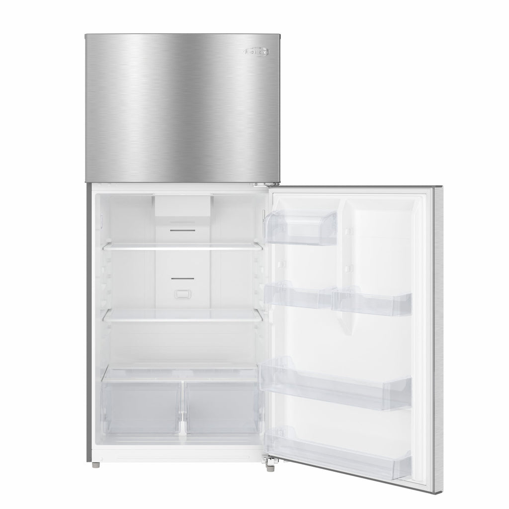 30 In. 18 Cu. Ft. Top-Freezer Residential Refrigerator in Stainless Steel