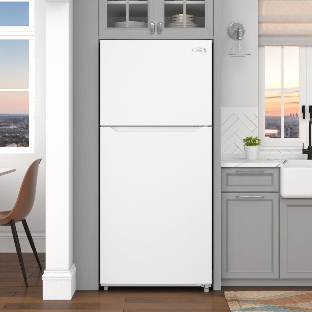30 In. 18 Cu. Ft. Top-Freezer Residential Refrigerator in White