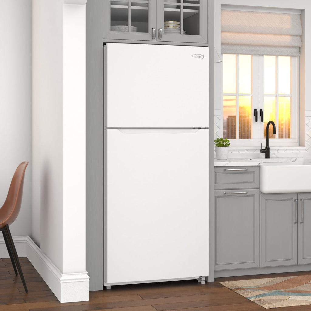 30 In. 18 Cu. Ft. Top-Freezer Residential Refrigerator in White
