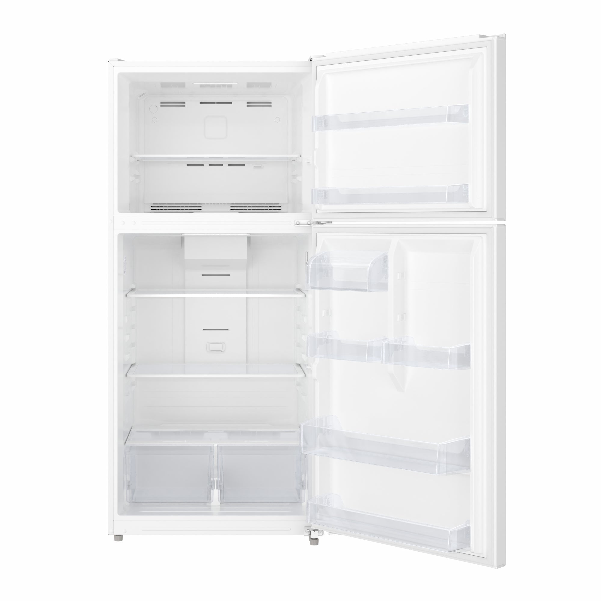 30 In. 18 Cu. Ft. Top-Freezer Residential Refrigerator in White