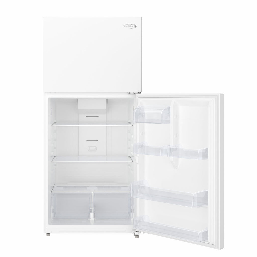 30 In. 18 Cu. Ft. Top-Freezer Residential Refrigerator in White
