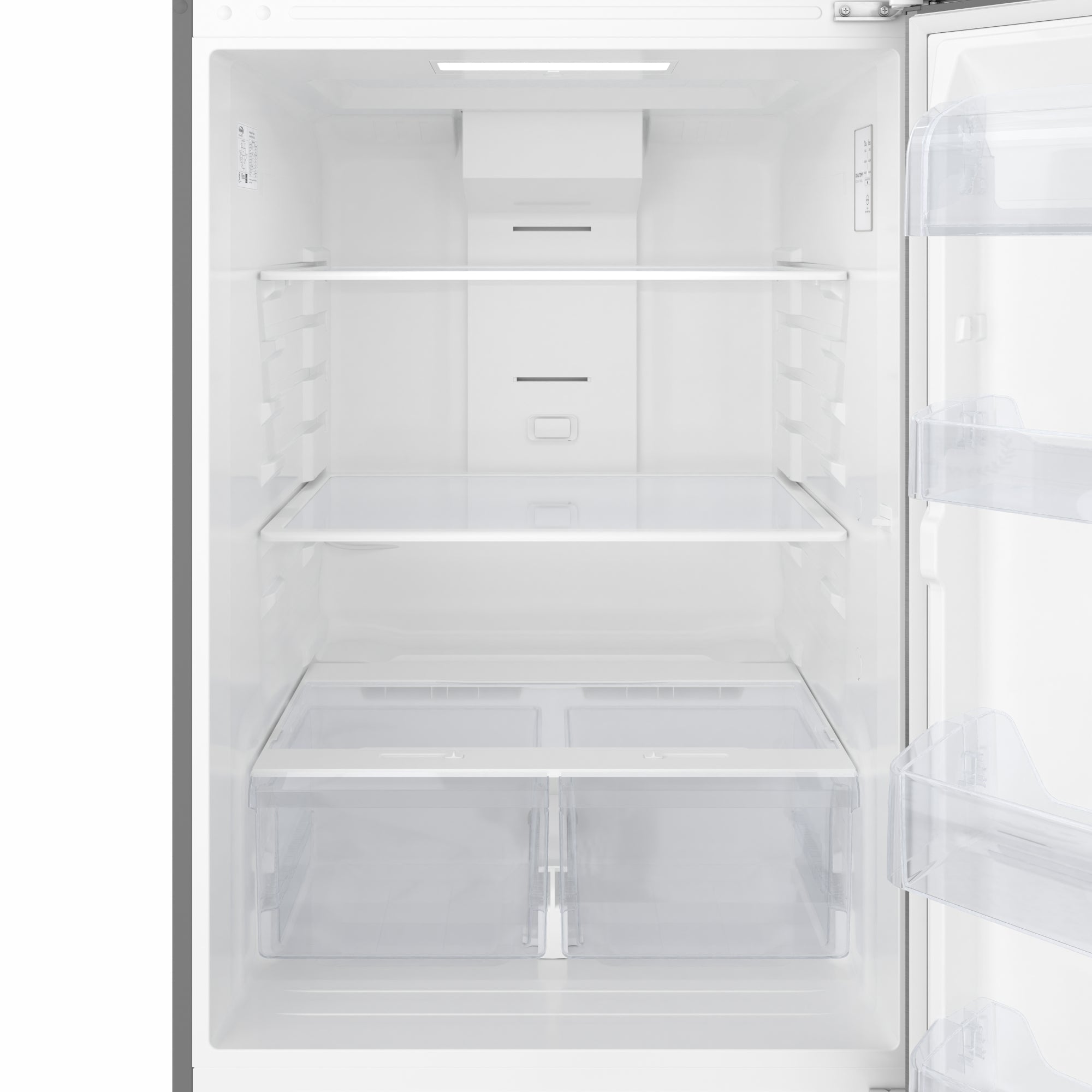 30 In. 20 Cu. Ft. Top-Freezer Residential Refrigerator in Stainless Steel