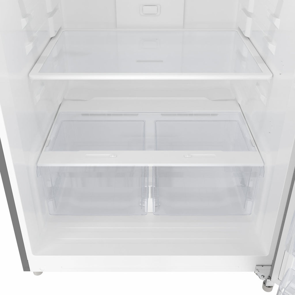 30 In. 20 Cu. Ft. Top-Freezer Residential Refrigerator in Stainless Steel