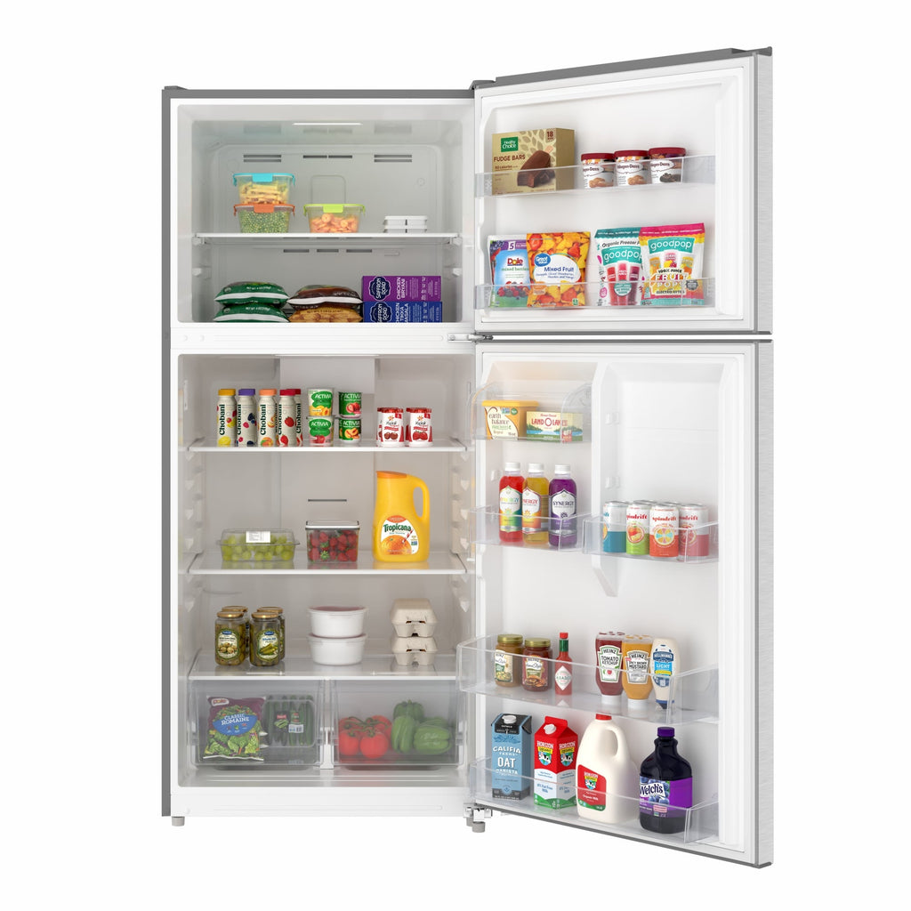 30 In. 20 Cu. Ft. Top-Freezer Residential Refrigerator in Stainless Steel