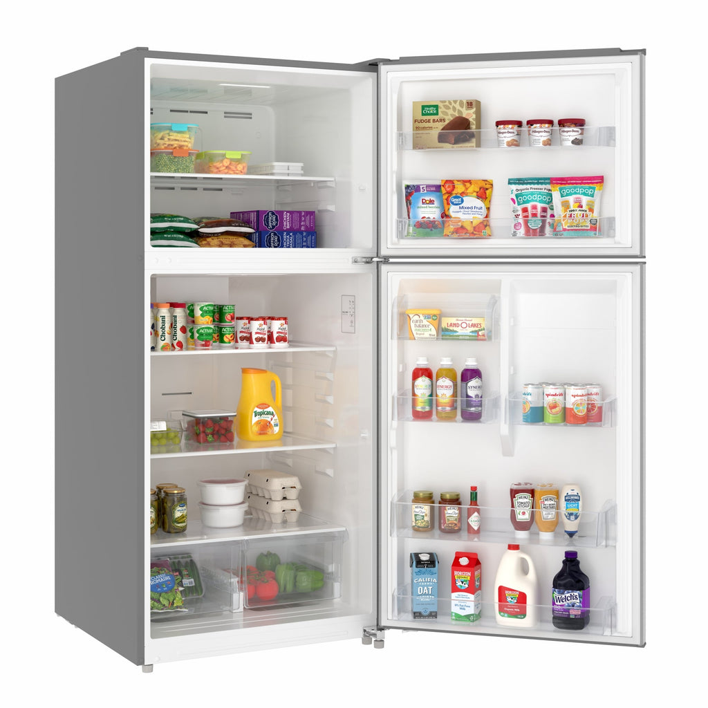30 In. 20 Cu. Ft. Top-Freezer Residential Refrigerator in Stainless Steel