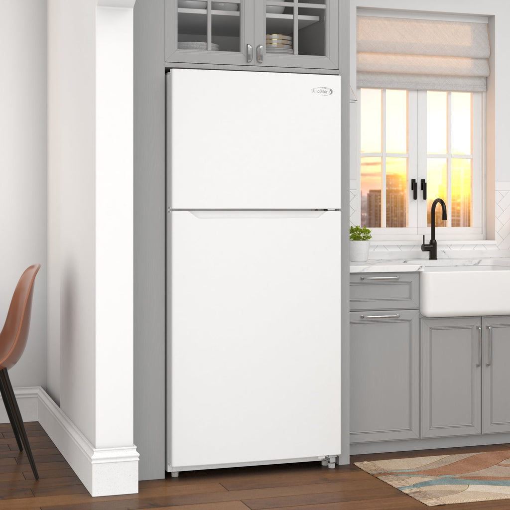 30 In. 20 Cu. Ft. Top-Freezer Residential Refrigerator in White
