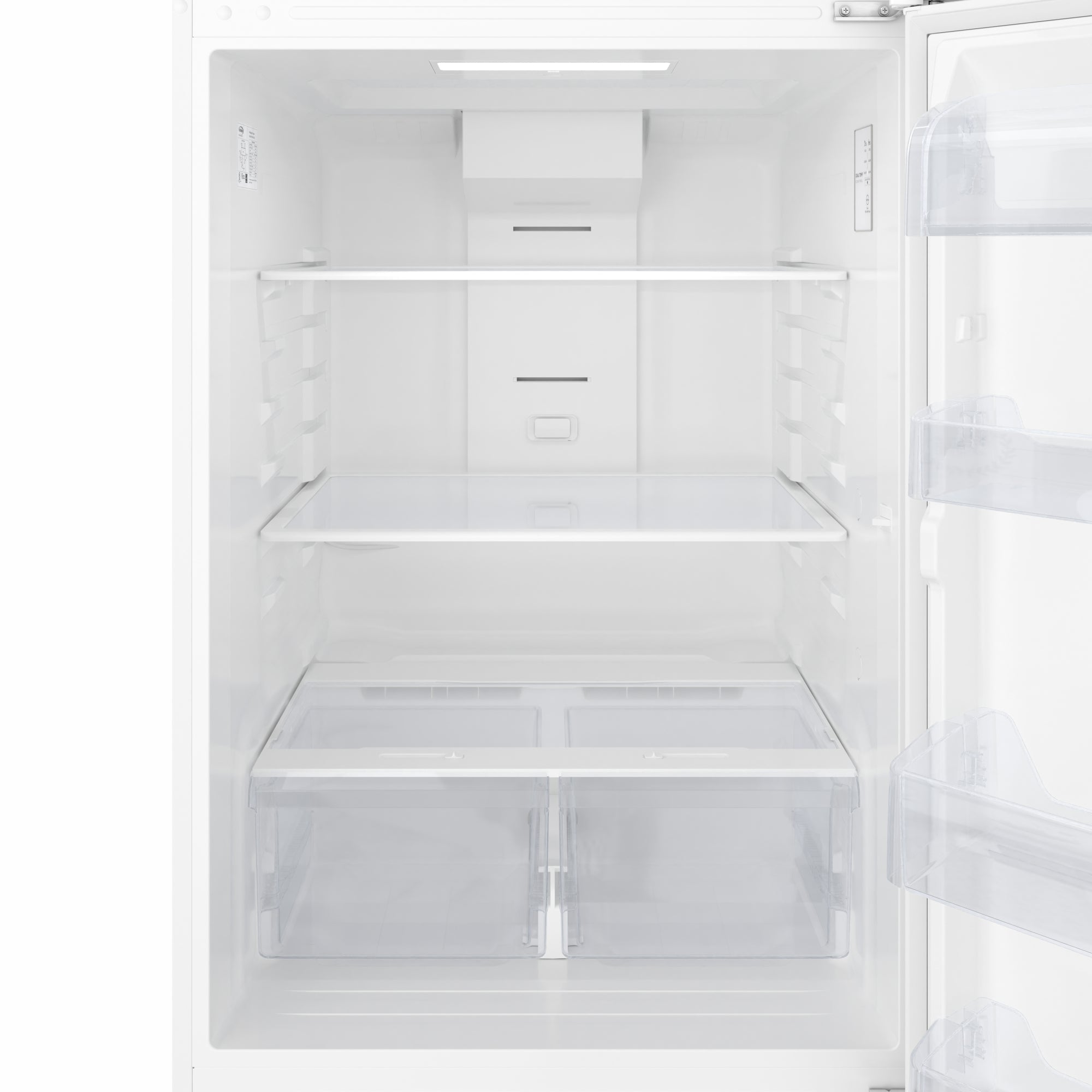 30 In. 20 Cu. Ft. Top-Freezer Residential Refrigerator in White