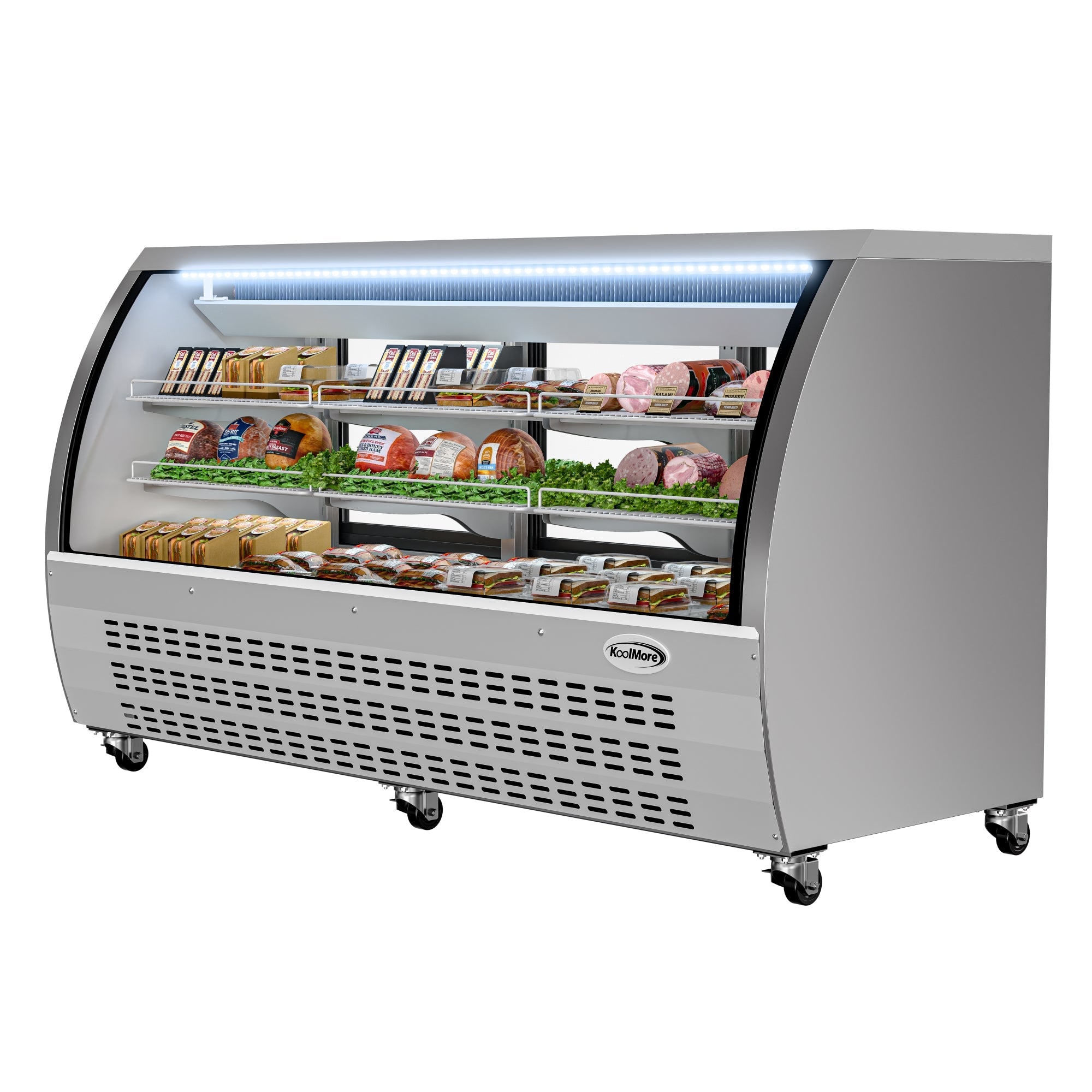 82 in. Deli Display Refrigerator - 32 Cu Ft.