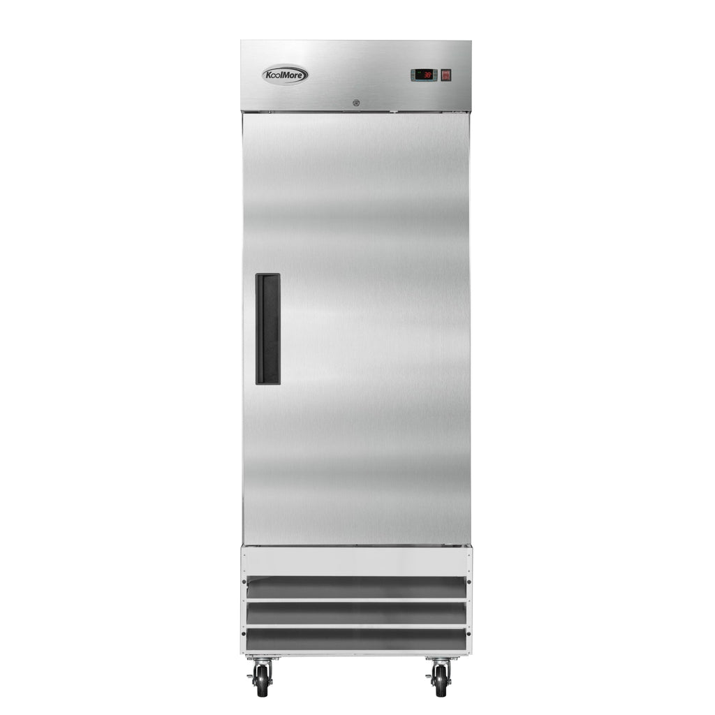 29 in. One Door Commercial Reach-in Refrigerator, 23 cu. ft. in Stainless-Steel