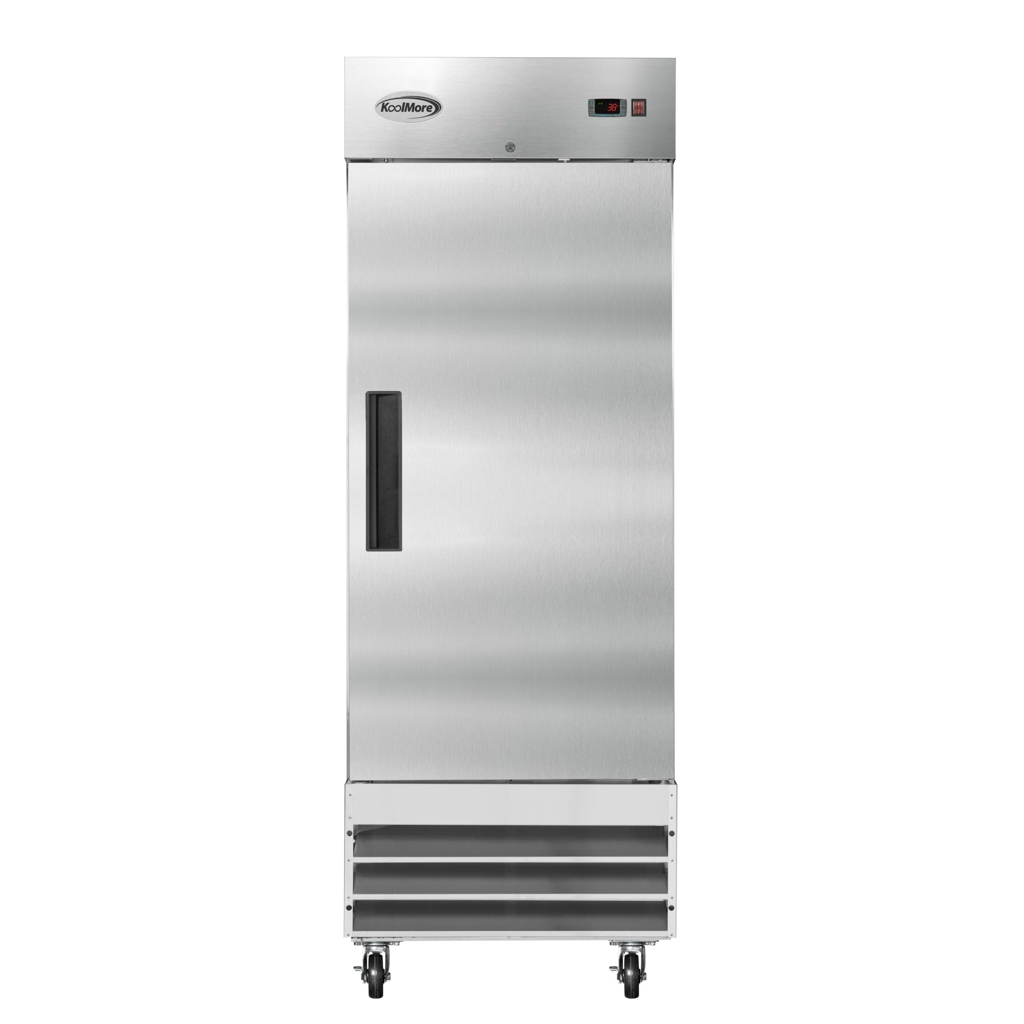 29 in. One Door Commercial Reach-in Refrigerator, 23 cu. ft. in Stainless-Steel