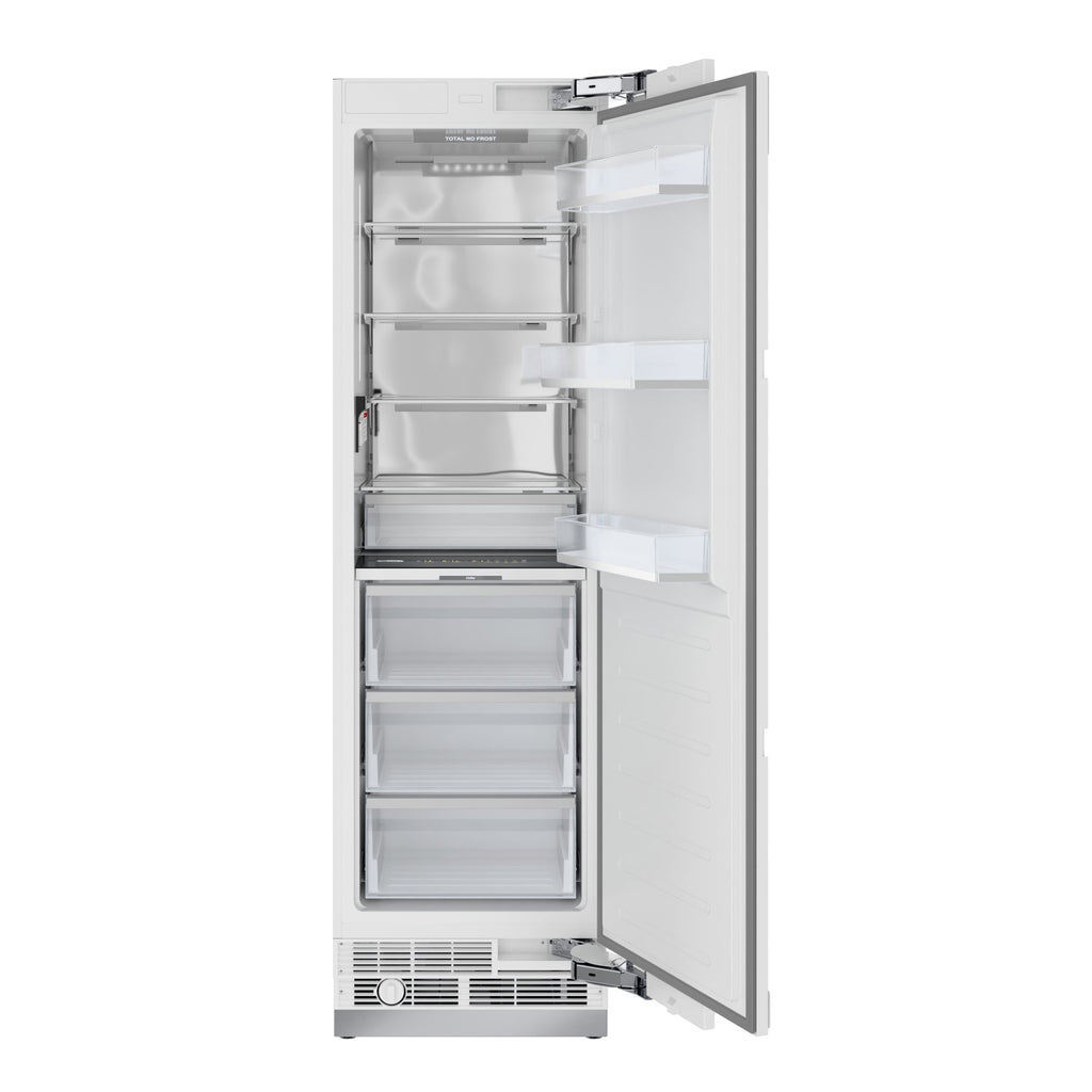 KoolMore Reserve Panel Ready Column 24 in. Refrigerator, 18 in. Wine Cooler and 18 in. Freezer Combo with Water and Ice Dispenser, Wooden Shelves, ETL Listed, Energy Star