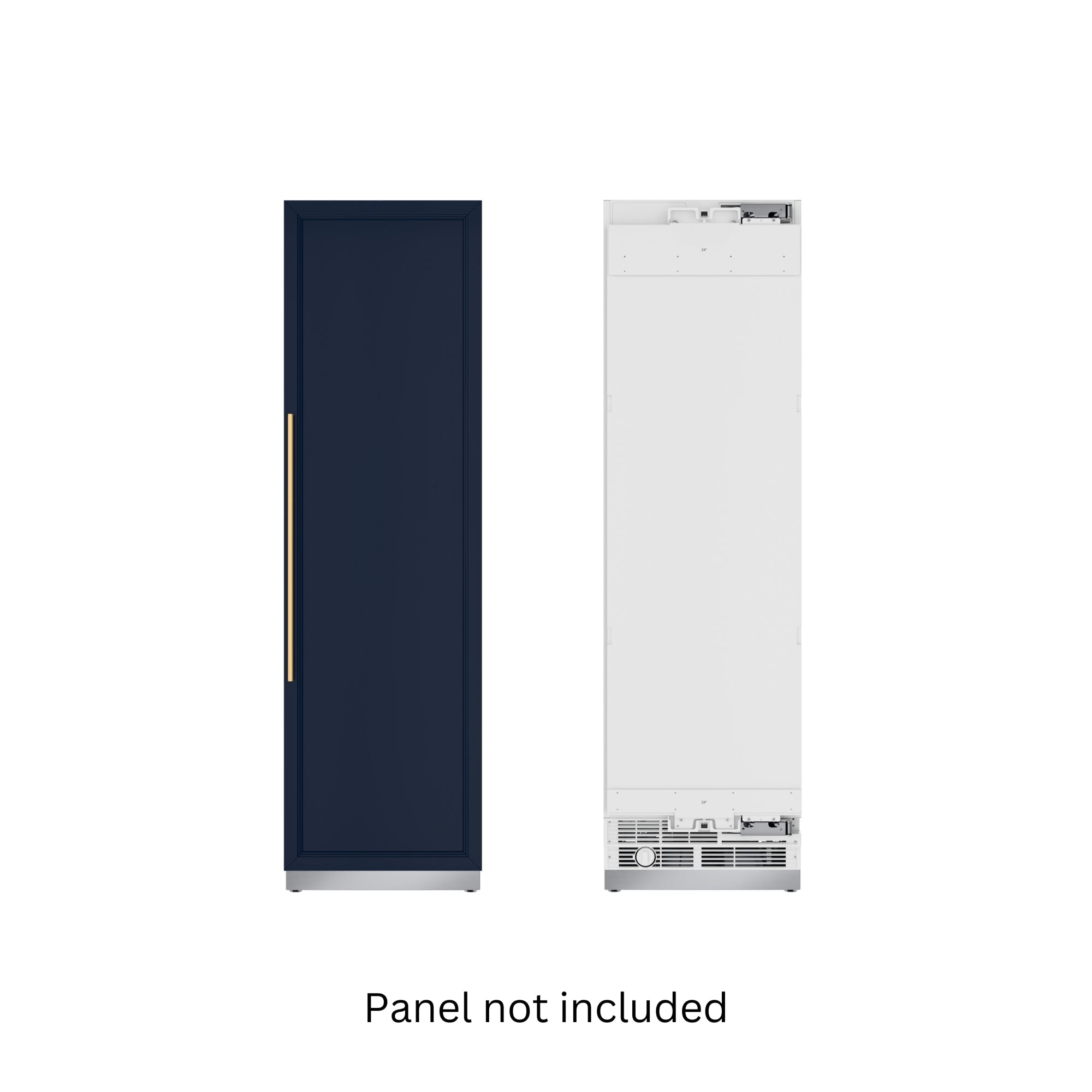 KoolMore Reserve Panel Ready Column 24 in. Refrigerator, 18 in. Wine Cooler and 18 in. Freezer Combo with Water and Ice Dispenser, Wooden Shelves, ETL Listed, Energy Star