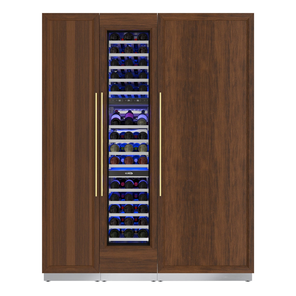 KoolMore Reserve Panel Ready Column 30 in. Refrigerator, 18 in. Wine Cooler and 18 in. Freezer Combo, with Water and Ice Dispenser, Frost Free, ETL Listed, Energy Star