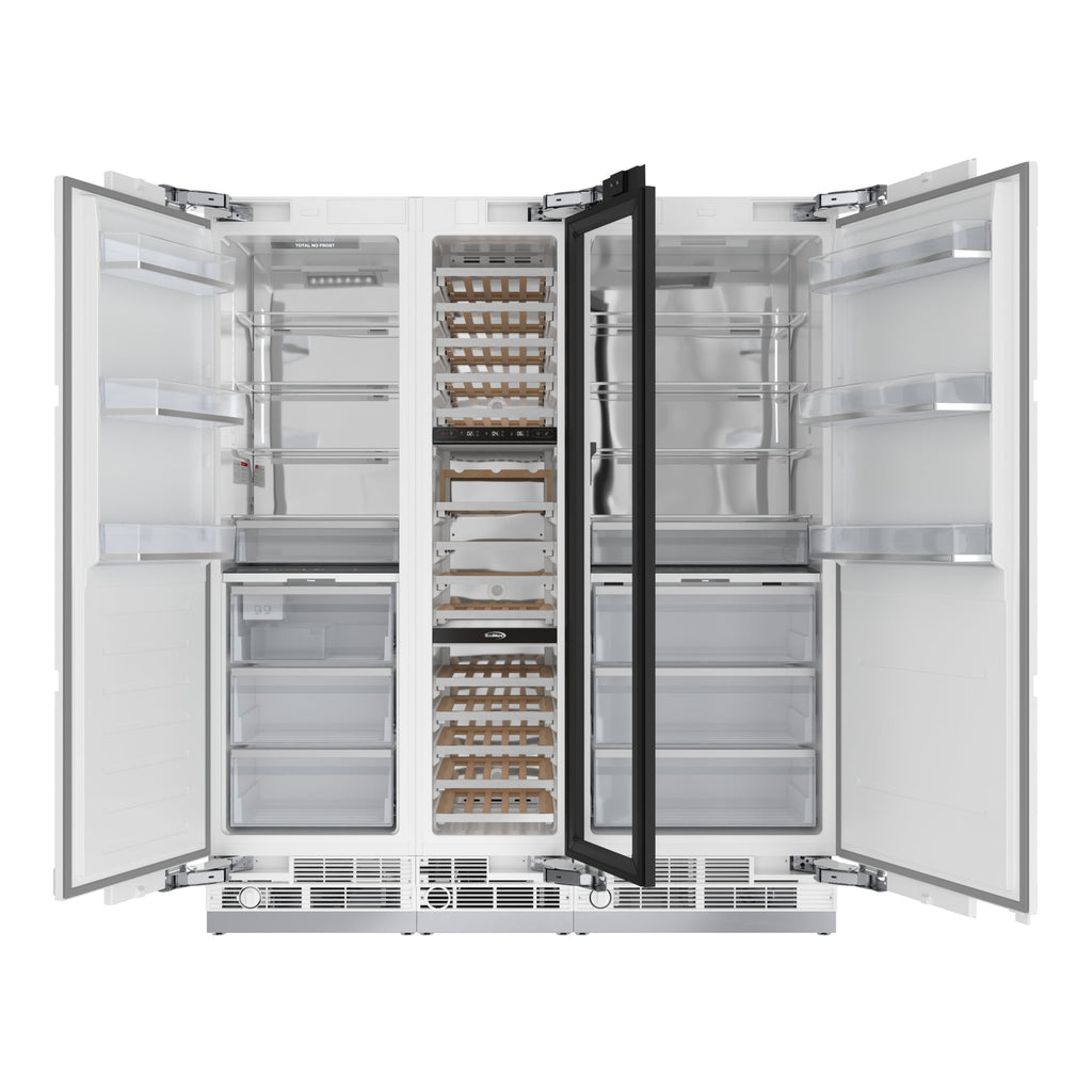 KoolMore Reserve Panel Ready  Column 30 in. Refrigerator, 18 in. Wine Cooler and 24 in. Freezer Combo, Frost Free, Water and Ice Dispenser, ETL Listed, Energy Star